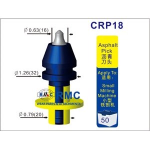 Road milling teeth CRP18 for road milling drums fitting to road milling machine