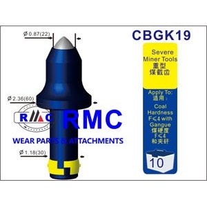 Cutting picks CBGK19 mining bits for miner Cutting heads, fitting to Longwall Shearer
