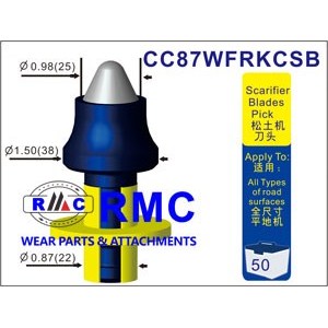 grader blades CC87WFRKCSB for grader blades drums fitting to grader milling machine