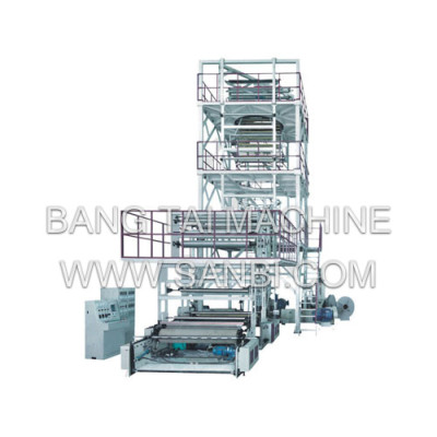 Three to Five Layers Co-extrusion Film Blowing Machine Set (IBC Film Tube Inner Cooling System)