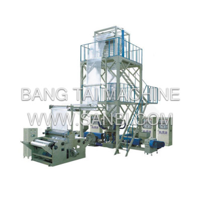 SJ-45X3/FM 1000 SJ-50X3/FM 1200 SJ-55X3/FM 1500 Three-layer Common-extruding Rotary Die Film Blowing Machine
