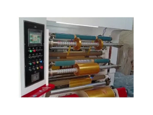 Foil slitting rewinder working in client workshop SCT/SCZT