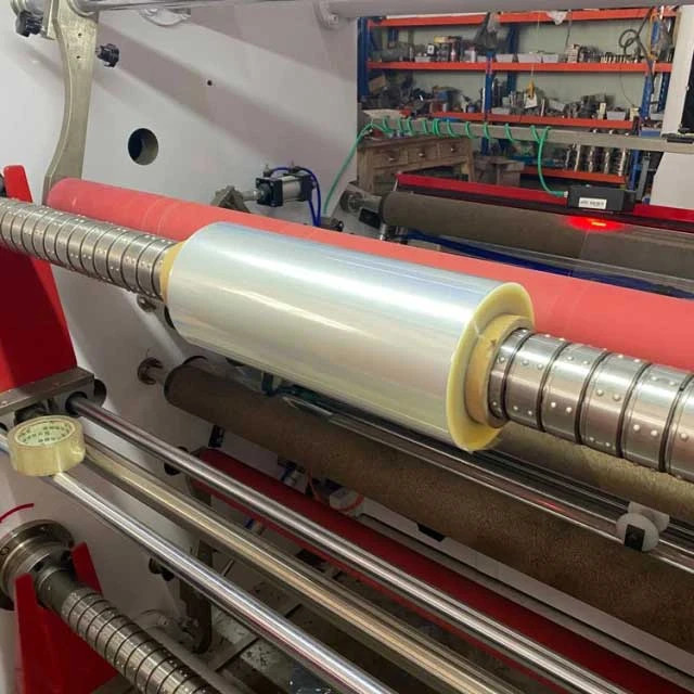 SCP- 1300 films slitting machine for PVC OPP LDPE laminated medical tape high speed back loading