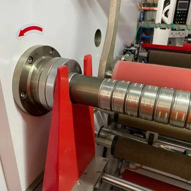 SCT-1300 Foil laminated paper foil laminated films foil slitting machine front loading high speed