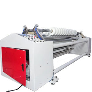 Non woven surface roll slitting machine