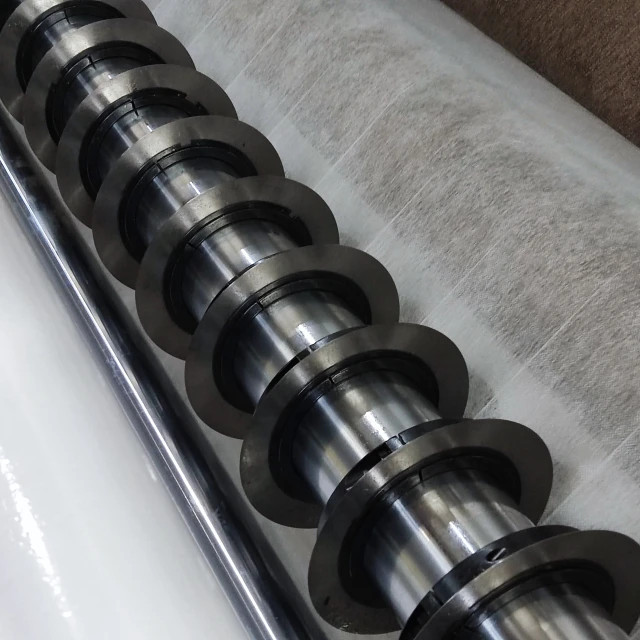 Non woven surface roll slitting machine