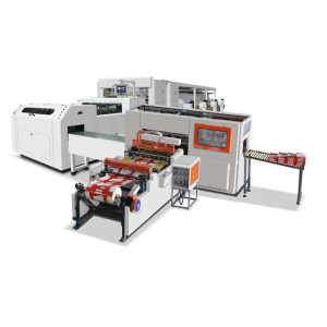 A4 Roll to sheet machine & wrapping machine automatic