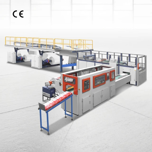 A4 Roll to sheet machine & wrapping machine automatic