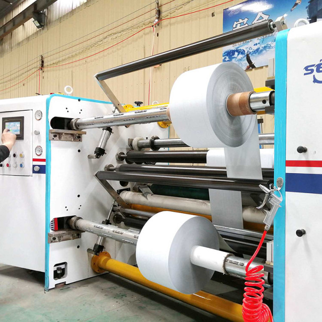 SX-FQJ-1100A Double Rewinding Slitting Machine