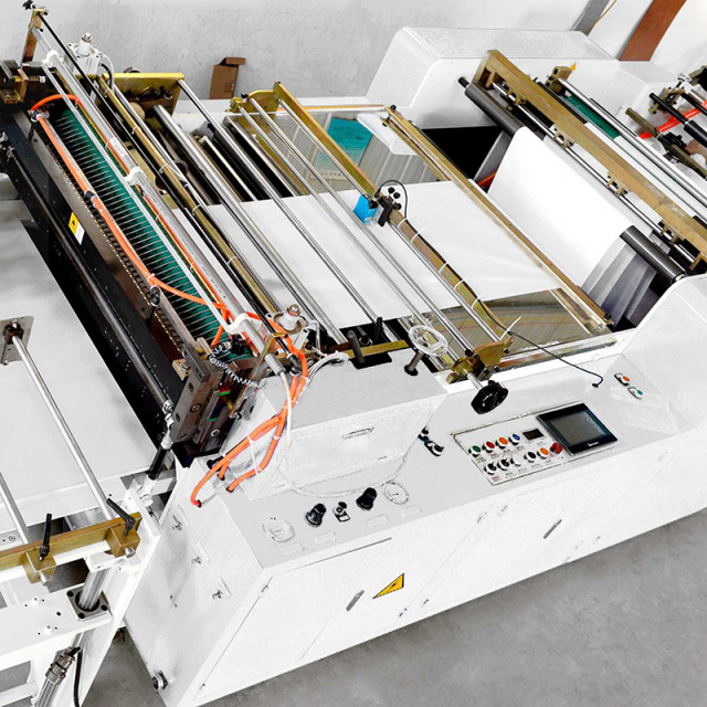 SX-SL1100 Sheeting Machine with 0.42 Meter Stacking