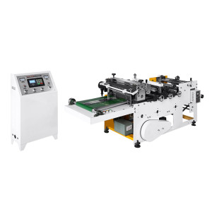 Shrink sleeve label cutting machine