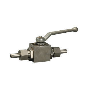 Hydraulic welded ball valve