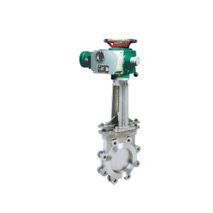 Electric lug type clamping knife gate valve