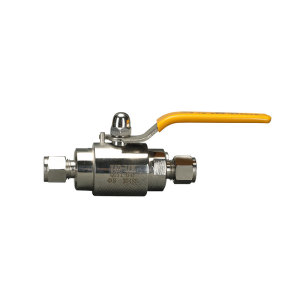 Card sleeve ball valve