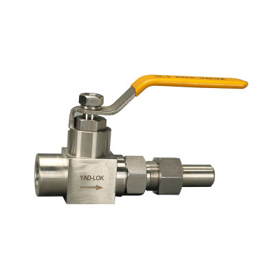 Card sleeve ball valve