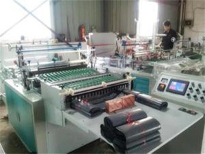 An overview of the structure of the bag making machine