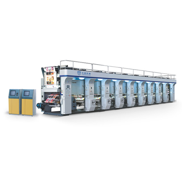 3-12 Color Computerized Automatic Color Registration Gravure Printing Machine