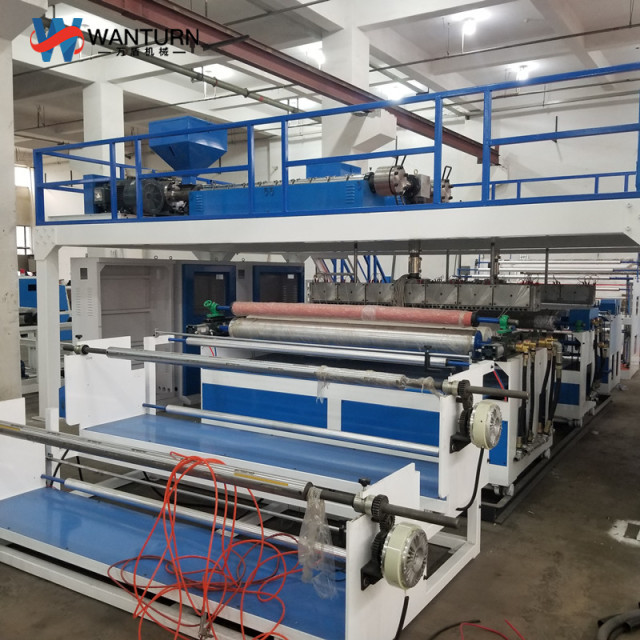 5-layer air bubble film machine (2+1 extruders)