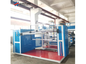 Bubble film making machine with four layers