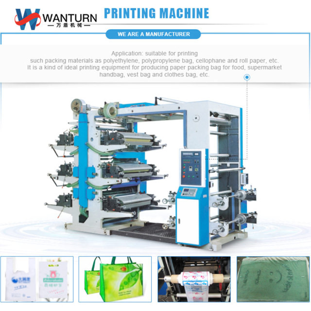 6 Colors Flexgraphic Printing Machine