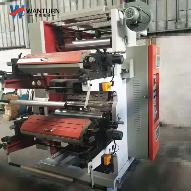 Two Colors Flexgraphic Printing Machine