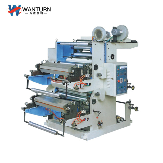 Two Colors Flexgraphic Printing Machine