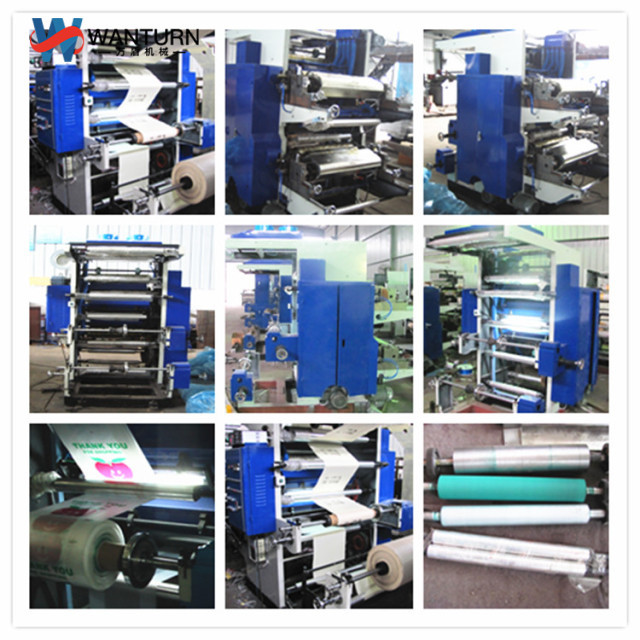 Two Colors Flexgraphic Printing Machine