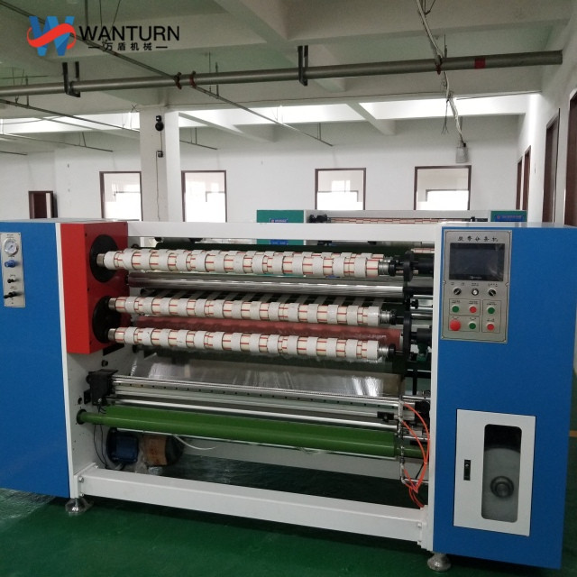 BOPP roll to roll film slitting rewinding machine bopp tape machine