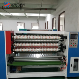 BOPP roll to roll film slitting rewinding machine bopp tape machine