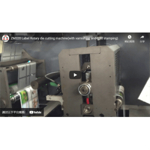 ZM320 Label Rotary die cutting machine(with varnishing and cold stamping)