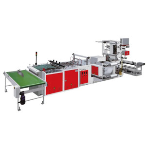 HSLH-800S.Fully Automatic Soft Loop Handle Bag Making Machine