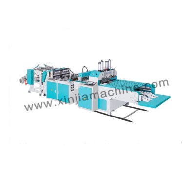 High Speed HDPE LDPE Shopping Polythene Bag Making Machinery Plastic T-Shirt Vest Bag Cutting Machine