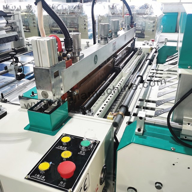 High Speed HDPE LDPE Shopping Polythene Bag Making Machinery Plastic T-Shirt Vest Bag Cutting Machine
