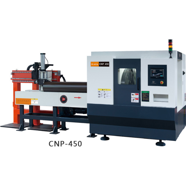 CNP HIGH SPEED PIPE CUTTING AND BEVELING MACHINE